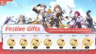 The Festive Gifts event (Image via HoYoverse)